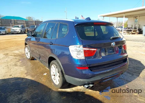 2015 BMW X3 Sdrive28I from USA, damaged, VIN 5UXWZ7C58F0M82904